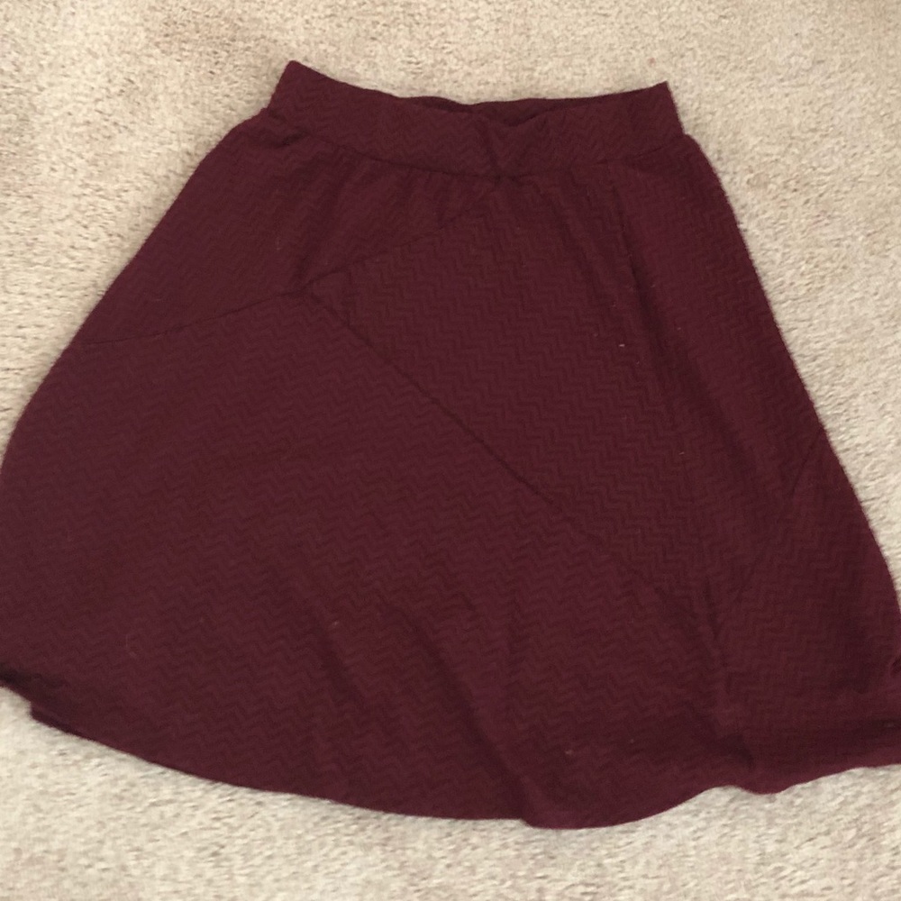 Asymmetrical cut high waist skirt
